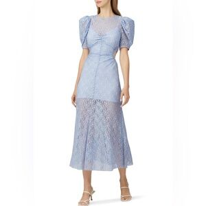 Alice McCall Light Blue Lace Midi Dress